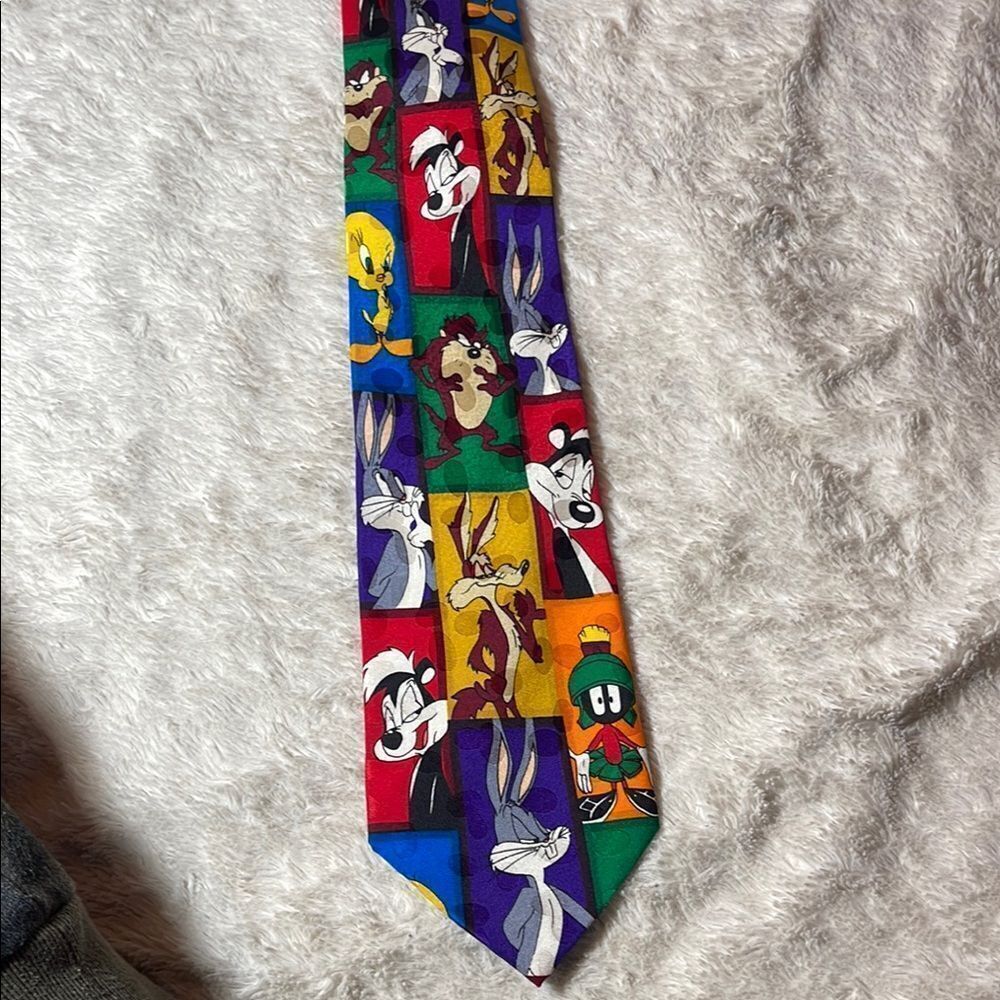 1993 Looney Tunes silk tie